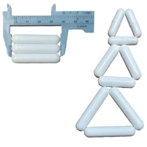 Magnetické míchadlo - tyčinka PTFE (40mm x 8mm)