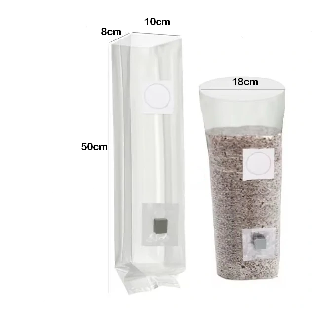 Pěstební sáček s injekčním portem a mikrofiltrem (0,2um) 18x50cm