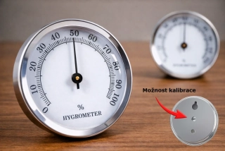 Hygrometr (vlhkoměr) pro orientační měření vlhkosti vzduchu