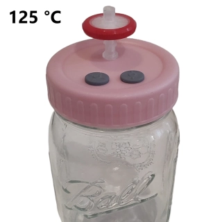 Sklenice + víčko. Komplet profi sada pro množení podhoubí